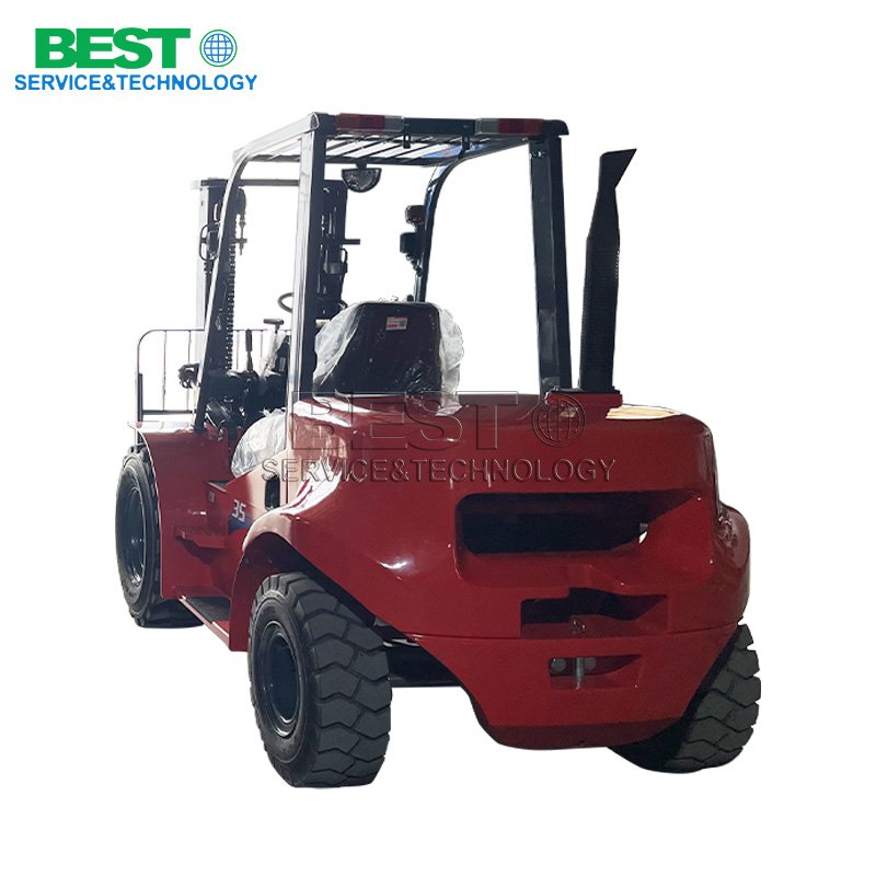 Plywood Factory Heavy Duty Diesel Powered Forklift