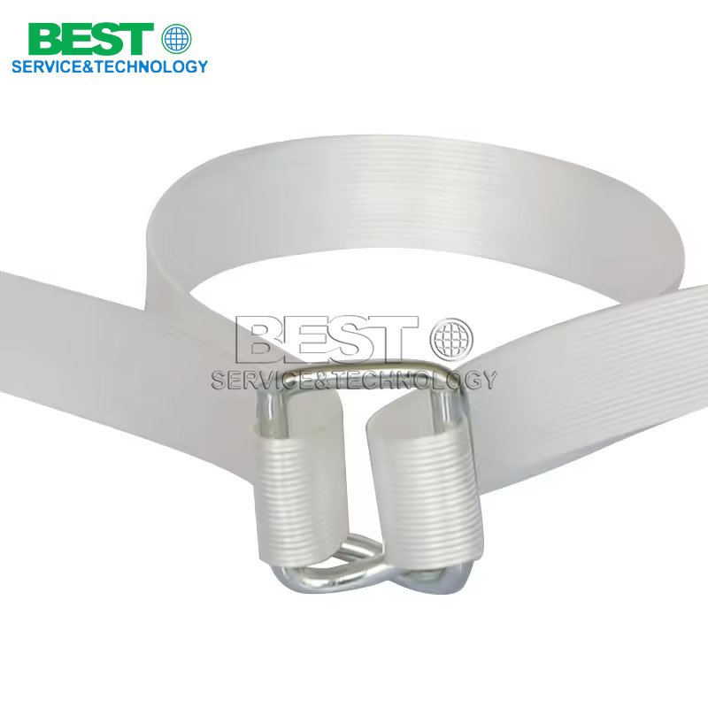 Steel wire buckles for polypropylene fiber strapping in pallet and timber packaging