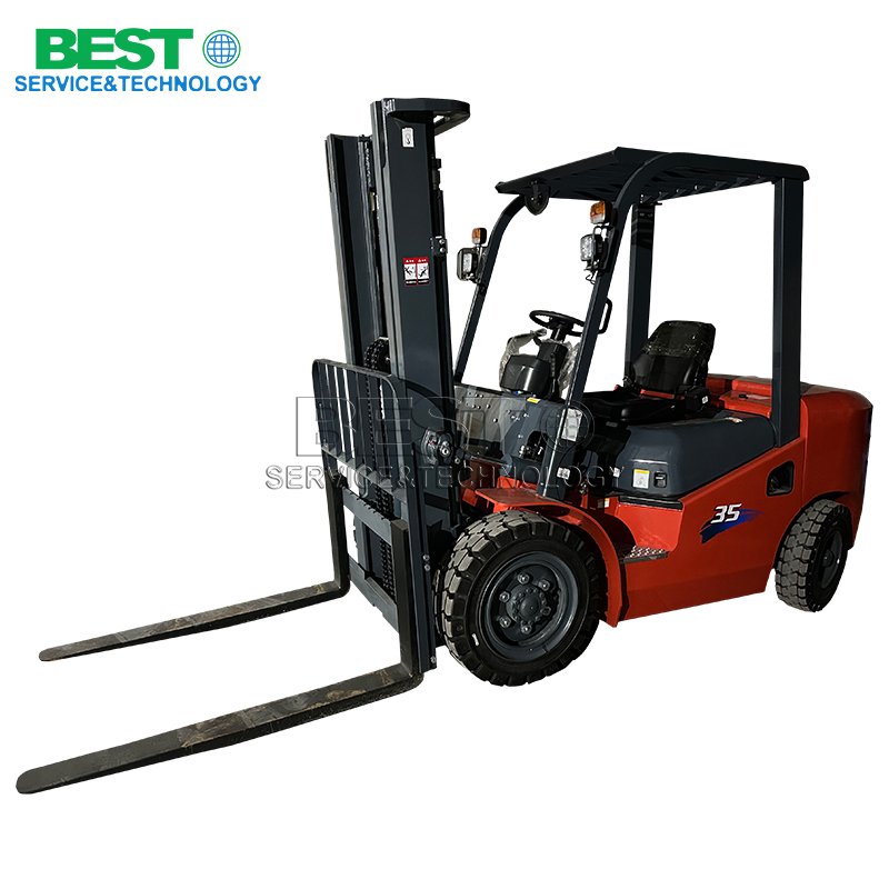 Diesel forklift truck for port and outdoor warehouse material handling