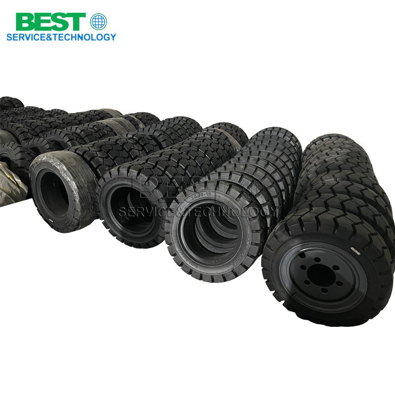 PU forklift wheels for warehouse pallet trucks and material handling systems