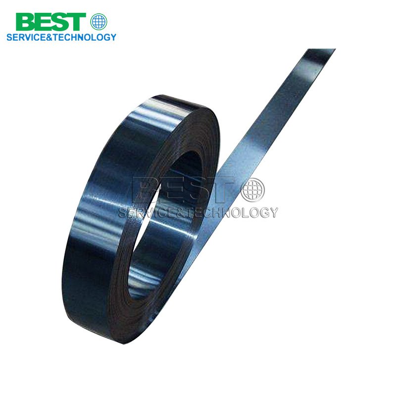 Industrial grade blued steel strapping coil with high tensile strength