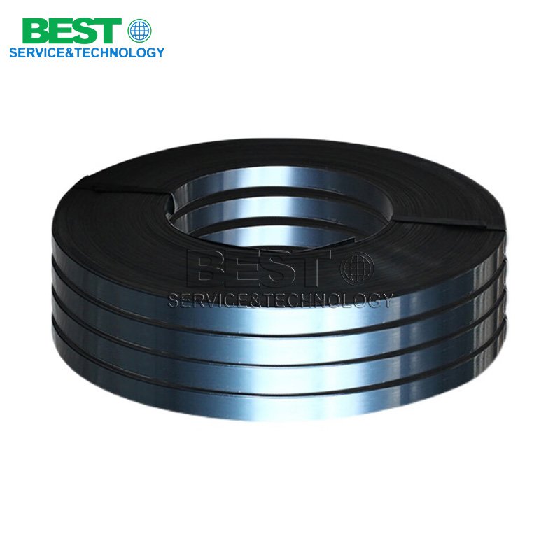 Steel packing strap for heavy industrial cargo bundling and plywood transport