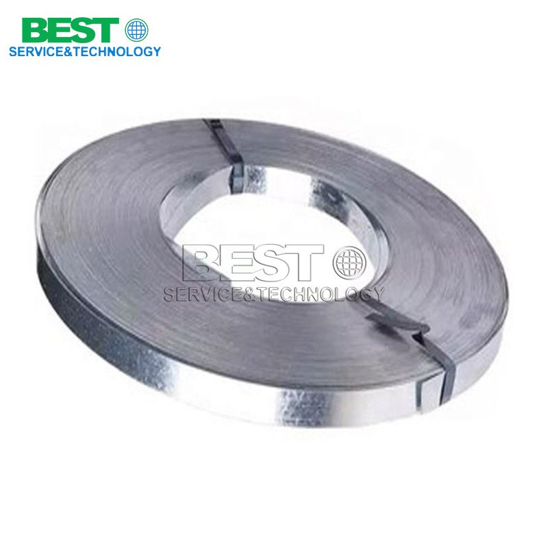 Galvanized steel strapping used for timber, plywood, and machinery packaging