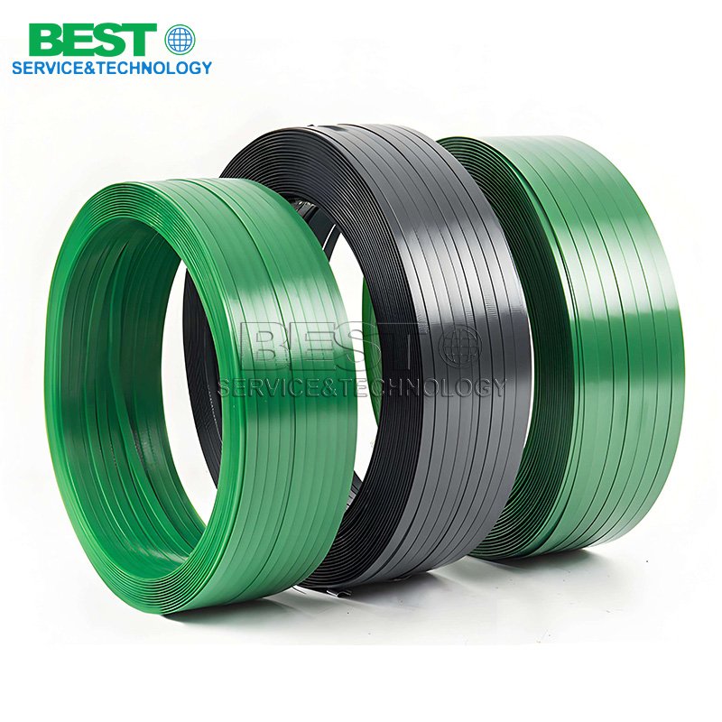 Various size PET polyester strapping for automatic & manual packing machines"
