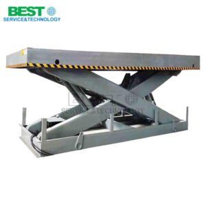 Professional Factory Scissor Lift Stationary Hydraulic Vertical Static Cargo Scissor Lift People Elevator Platform Steel 800
