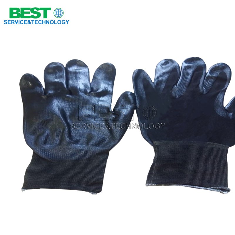 Disposable latex gloves for construction and industrial safety protection