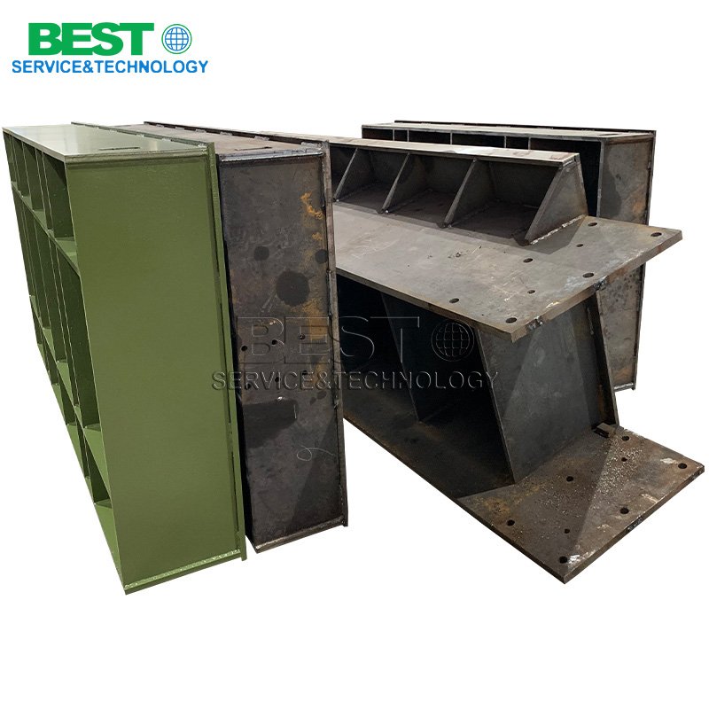 Custom thick steel plate and pin shaft spare parts for plywood press frame