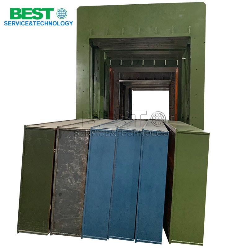 High strength steel hot cold press frame components for plywood hot press equipment