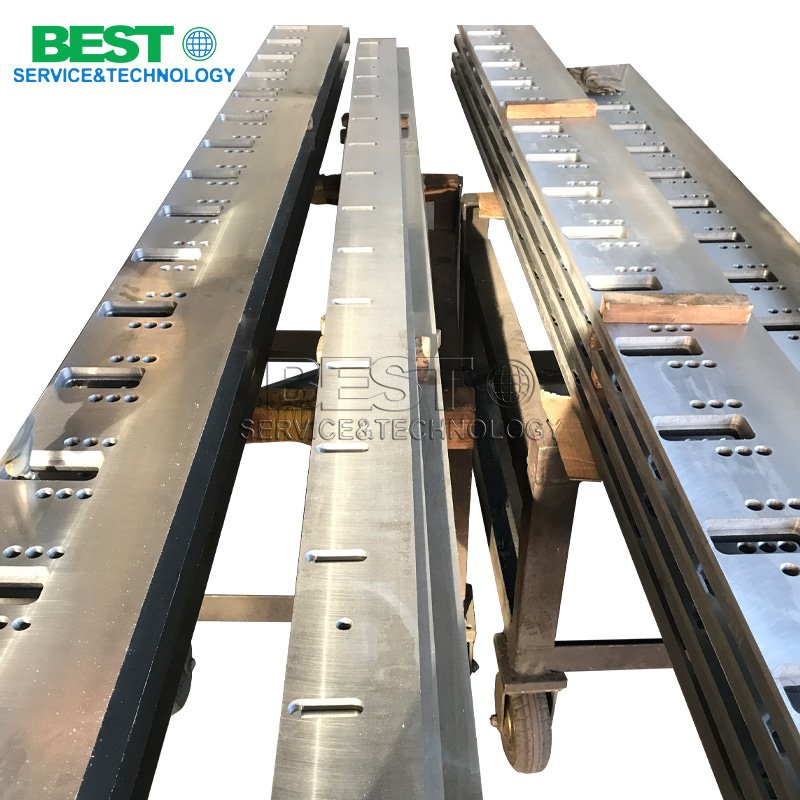 Durable knife blade for plywood factory wood processing production line