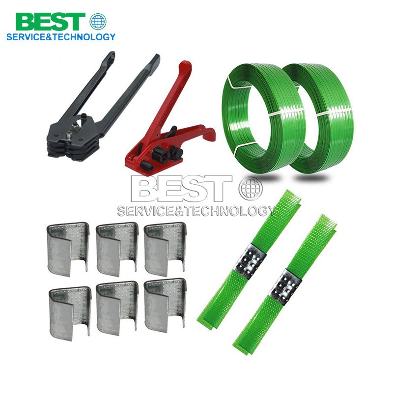 Manual packing machine hand strapping tool for iron steel strap and PET packing strap bundling
