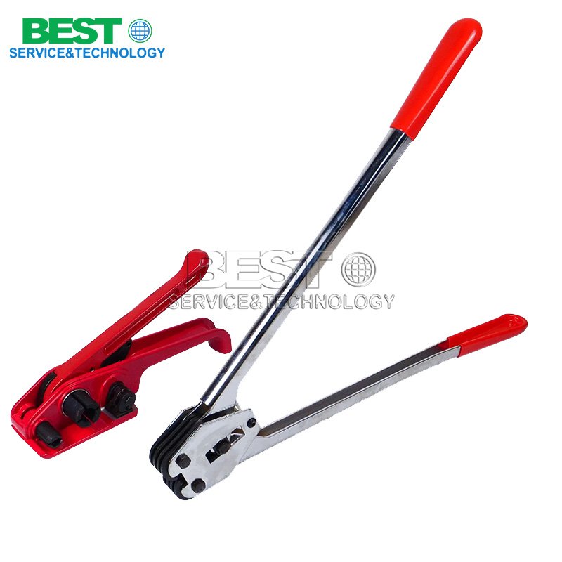 Manual PET strapping sealer for secure industrial packaging and sealing