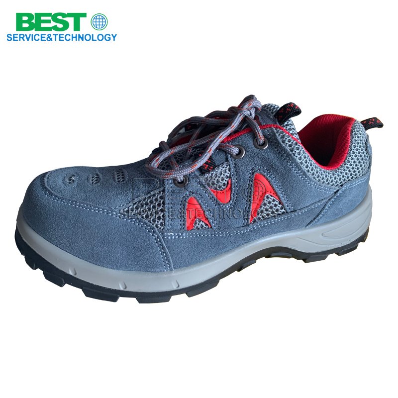 Breathable lightweight safety shoes for woodworking and plywood industry