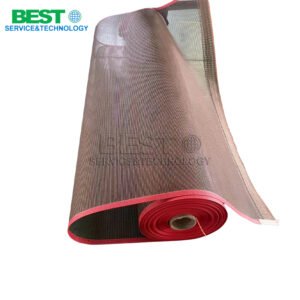Durable teflon mesh belt, key spare part for plywood veneer dryer machine