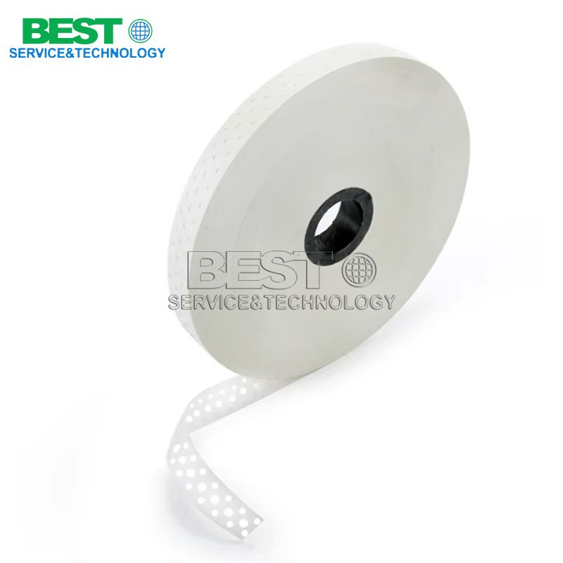 White veneer tape roll used in plywood manufacturing and woodworking industry