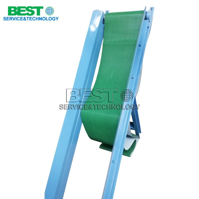 Durable rubber belt and supporting rollers of plywood line conveyor machine