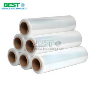 Industrial stretch film for pallet wrapping and cargo protection