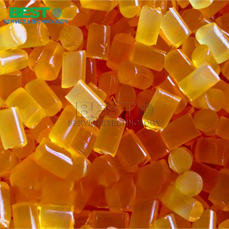 Hot melt glue granule used in plywood gluing machine for veneer bonding