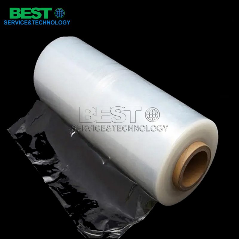 Stretch film close‑up, strong self‑adhesive & puncture‑resistant wrapping film