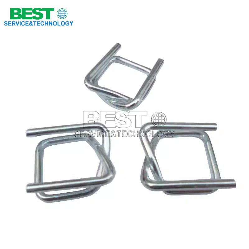High-strength steel wire buckles for PP fiber strapping industrial packaging