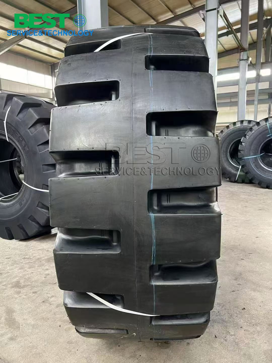 Industrial tires used in forklifts and construction machinery applications
