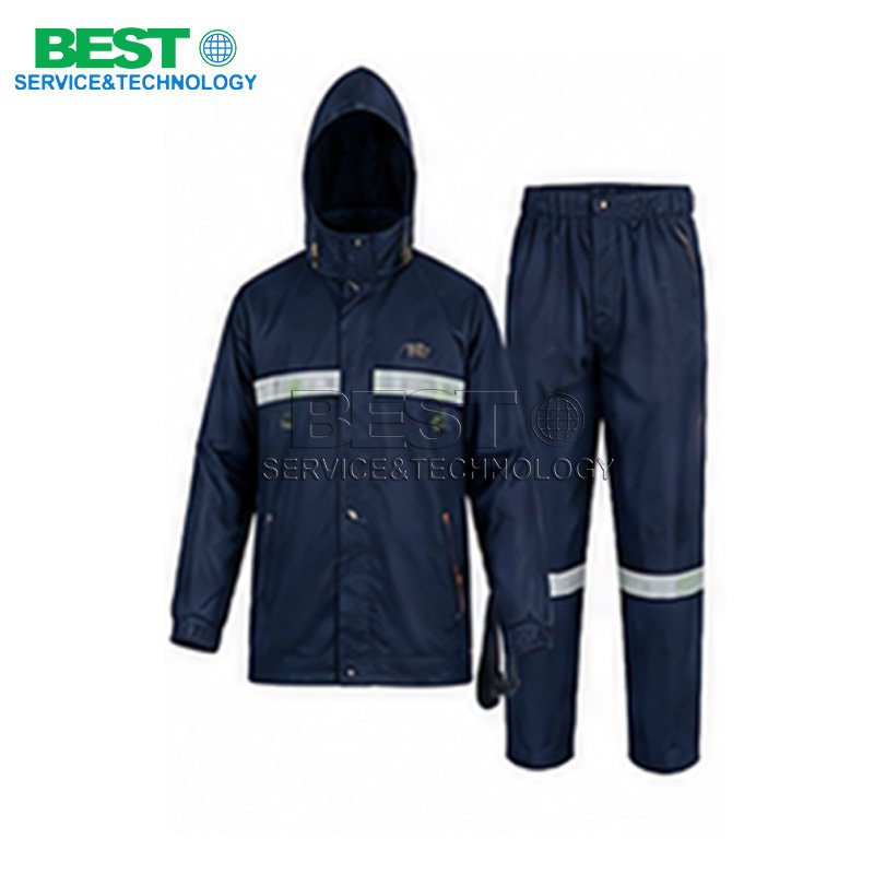 industrial rain gear waterproof set outdoor PPE rain protection equipment