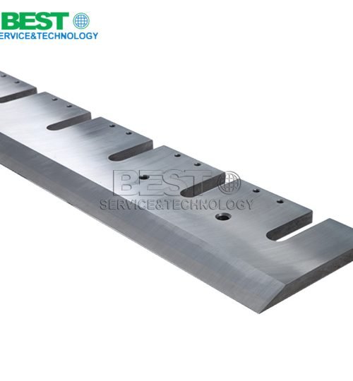 Wear‑resistant knife blade with sharp edge for veneer slicing and cutting