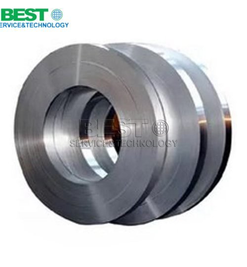 Industrial galvanized steel strapping coil for heavy-duty cargo