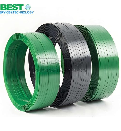 Various size PET polyester strapping for automatic & manual packing machines"