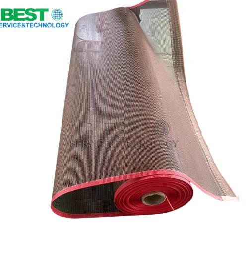 Durable teflon mesh belt, key spare part for plywood veneer dryer machine